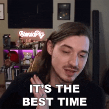 It'S The Best Time Aaron Brown GIF - It'S The Best Time Aaron Brown Bionicpig GIFs