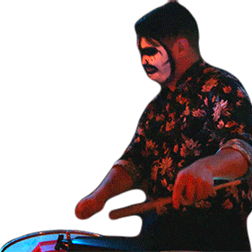 Playing The Drums Cuco Sticker - Playing The Drums Cuco Under The Sun Song Stickers