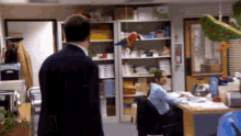 The Office Wall Punch GIF - The Office Wall Punch GIFs