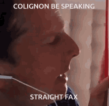 Colignon Fax GIF - Colignon Fax Speaking Fax GIFs