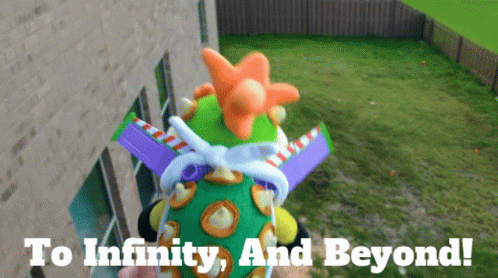 to infinity and beyond buzz lightyear gif