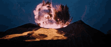 You Only Live Twice Volcano Eruption GIF - You Only Live Twice Volcano Eruption Explosion GIFs