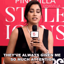 Theyve Always Given Me So Much Attention Janhvi Kapoor GIF - Theyve Always Given Me So Much Attention Janhvi Kapoor Pinkvilla GIFs