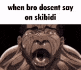 When Bro Dosent Say On Skibidi On Skidbi GIF - When Bro Dosent Say On Skibidi On Skidbi Skividi Toilet GIFs