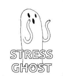Ghost Stress GIF - Ghost Stress Mouth Open GIFs
