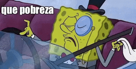 que pobreza / esnobe / chique / bob sponja