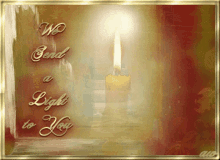Candle We Send A Light To You GIF