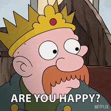 Are You Happy King Zøg GIF - Are You Happy King Zøg John Dimaggio GIFs