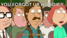 bruce what family guy oh no hoodie