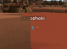 a minecraft character is standing in front of a sign that says cosmic
