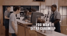 Take It GIF - You Want Extra Caramel Caramel Squirt GIFs