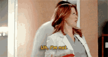 Greys Anatomy April Kepner GIF - Greys Anatomy April Kepner Uh Im Not GIFs