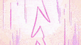 a pink and purple cartoon character is dancing on a purple background .