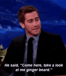 Jake Gyllenhaal He Said Come Here GIF - Jake Gyllenhaal He Said Come Here Hollywood Star GIFs