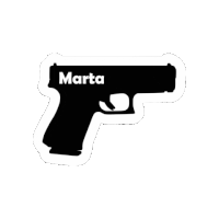 Gangkaliny Marta Sticker - Gangkaliny Marta Pistolet Stickers
