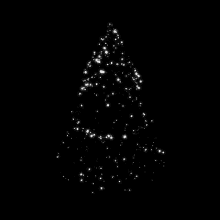 Silver Christmas Tree Happy Christmas GIF - Silver Christmas Tree Happy Christmas Happy Holidays GIFs