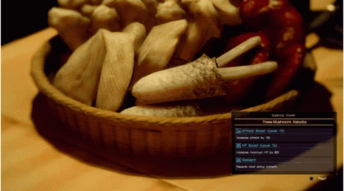 Ignis Ffxv GIF - Ignis Ffxv Mushrooms GIFs