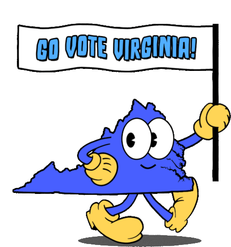 Diegodrawsart Va Vote Sticker - Diegodrawsart Va Vote Va Election Stickers