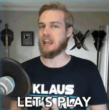 Lets Play Klaus GIF - Lets Play Klaus Lets Get Into The Game GIFs
