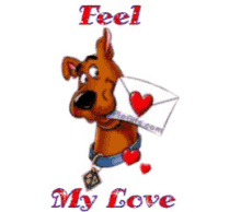 Scooby Doo Envelope GIF - Scooby Doo Envelope Feel My Love GIFs