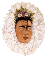 Frida Kahlo Eye Roll Sticker