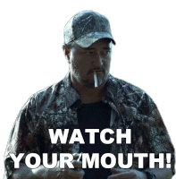 Watch Your Mouth Carl Sticker - Watch Your Mouth Carl Tales Stickers