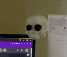 Skull Skull Spin GIF - Skull Skull Spin Nah GIFs