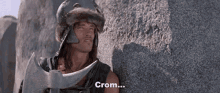 Crom I Have Never Prayed To You Before GIF - Crom I Have Never Prayed To You Before Arnold GIFs