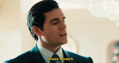 The Man From Uncle It Wont Match GIF - The Man From Uncle It Wont Match Henry Cavill GIFs