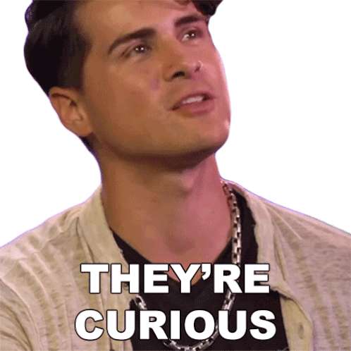 Theyre Curious Anthony Padilla Sticker - Theyre Curious Anthony Padilla They Wanna Know Stickers