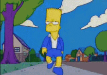 Chất GIF - Thesimpsons Bart Walk GIFs