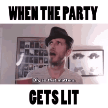 Party Fedora Hat GIF