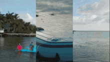 Floating Dock Inflatable Floating Dock GIF - Floating Dock Inflatable Floating Dock Floating Docks For Lakes GIFs