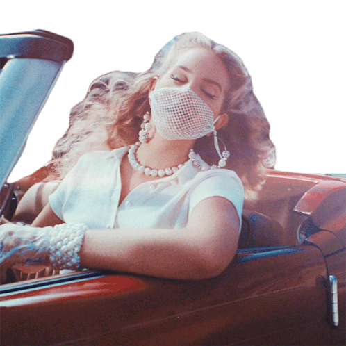 Driving Lana Del Rey Sticker - Driving Lana Del Rey Chemtrails Over The Country Club Stickers
