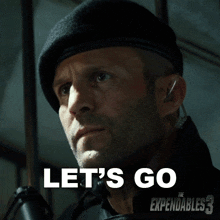 lets go lee christmas jason statham the expendables 3 lets get started