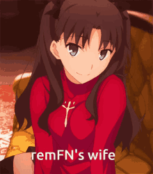 Rem Fn Rin Tohsaka GIF - Rem Fn Rin Tohsaka Wife GIFs