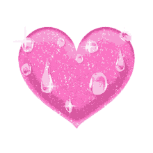 pink heart sparkle twinkle happy valentines day galentines