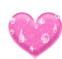 Pink Heart Sparkle Sticker - Pink Heart Sparkle Twinkle Stickers