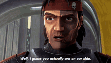 Star Wars Hunter GIF - Star Wars Hunter Well I Guess You Actually Are On Our Side GIFs
