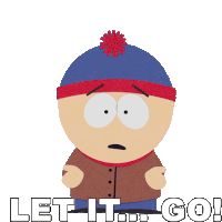 Let It Go Stan Marsh Sticker - Let It Go Stan Marsh South Park Stickers