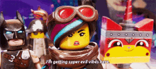 Lego Movie Wyldstyle GIF - Lego Movie Wyldstyle Im Getting Super Evil Vibes Here GIFs