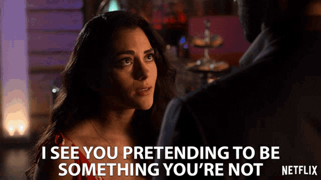 I See You Pretending To Be Something Youre Not Inbar Lavi GIF - I See You  Pretending To Be Something Youre Not Inbar Lavi Eve - Discover & Share GIFs