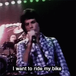 queen i want to ride my bike