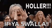 Meryl Streep Holler GIF - Meryl Streep Holler Shouting GIFs