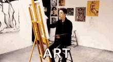 Daniel Seavey Painting GIF - Daniel Seavey Painting Why Dont We GIFs