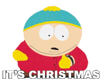 Its Christmas Eric Cartman Sticker - Its Christmas Eric Cartman South Park Stickers