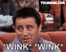 Wink Joey GIF - Wink Joey Friends GIFs