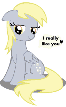 derpy love you mlp my little pony i really like you