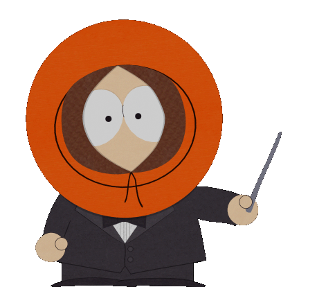 Conducting Kenny Mccormick Sticker - Conducting Kenny Mccormick South Park Stickers