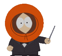 Conducting Kenny Mccormick Sticker - Conducting Kenny Mccormick South Park Stickers
